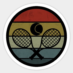 funny tennis Sticker